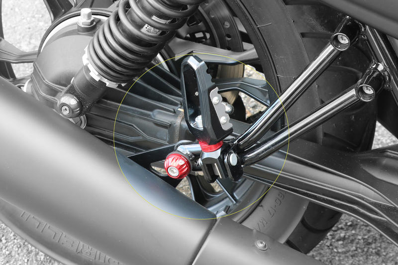 Silencer bracket screw collar Moto Guzzi