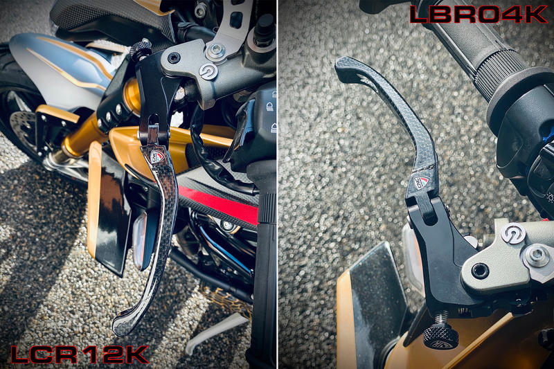 Leva frizione pieghevole Race - Carbonio