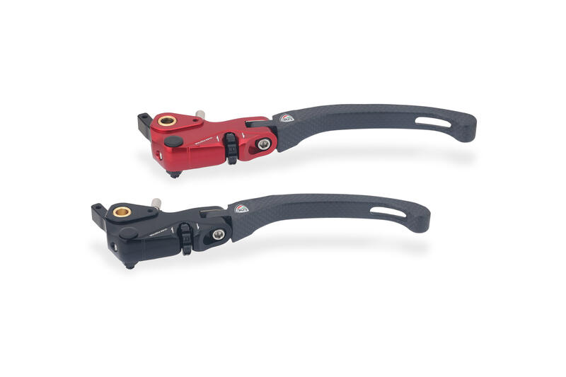 Clutch lever Race EVO - Folding Glossy Carbon for Brembo Semi-Radial Master Cylinders
