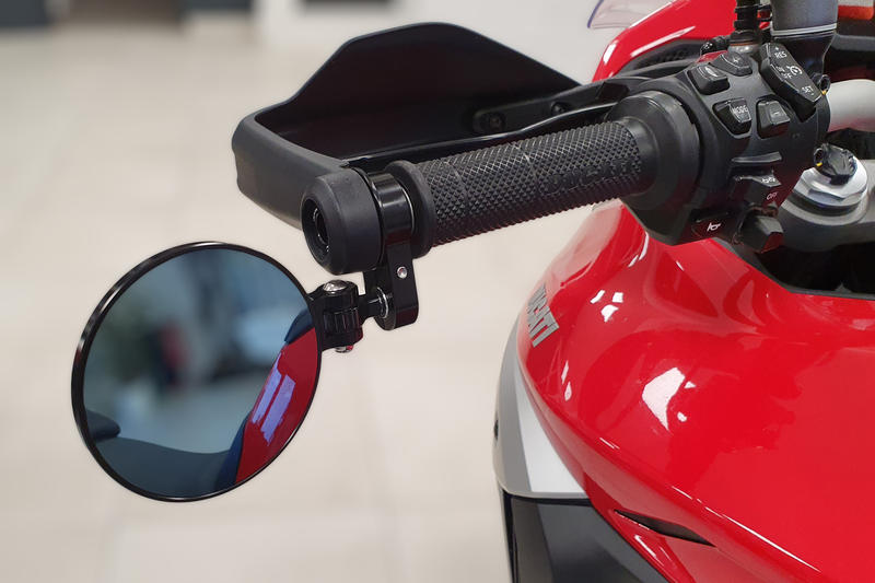 Adattatore specchio bar-end Rocket per Multistrada V4 - DesertX - Hypermotard 698 Mono