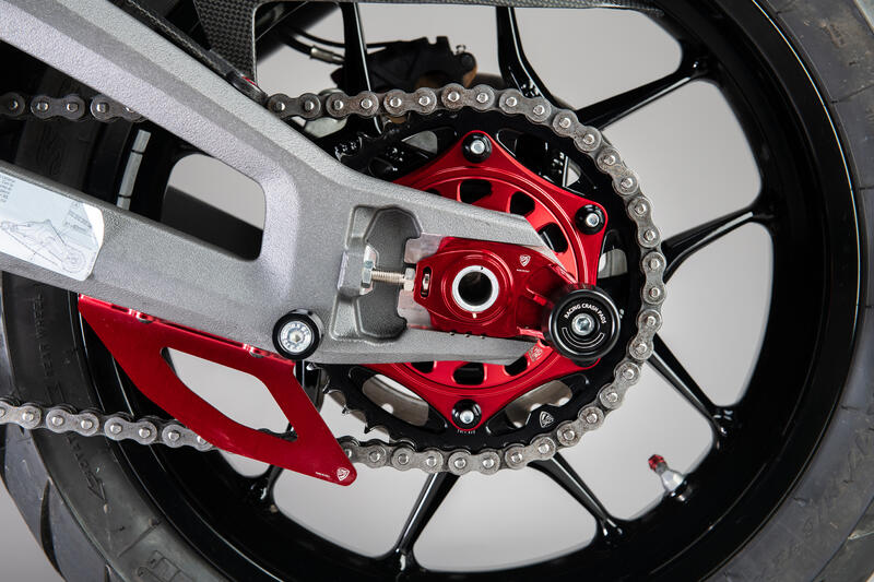 Cursori Tendicatena Racing con tampone Ducati
