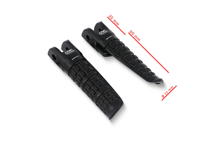 Poggiapiedi per pedane originali Ducati LIGHT - pilota