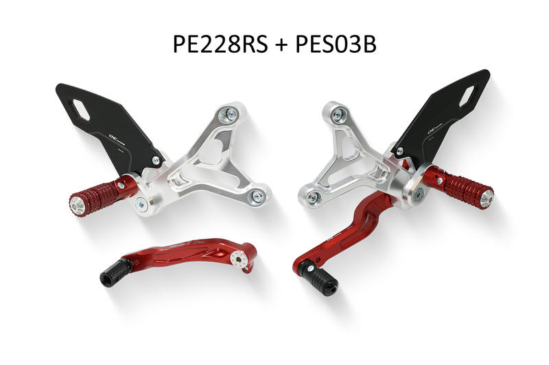 RH heel guard kit for rearsets PE228/PE229