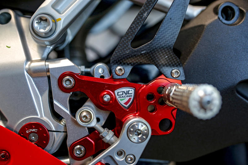 Adjustable rearsets RPS Ducati SBK Panigale series Team Pramac MotoGP Limited Edition