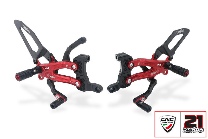 Pedane regolabili Ducati Panigale V4 - Troy Bayliss Limited Edition