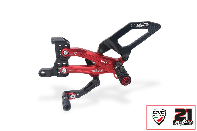 Pedane regolabili Ducati Panigale V4 - Troy Bayliss Limited Edition