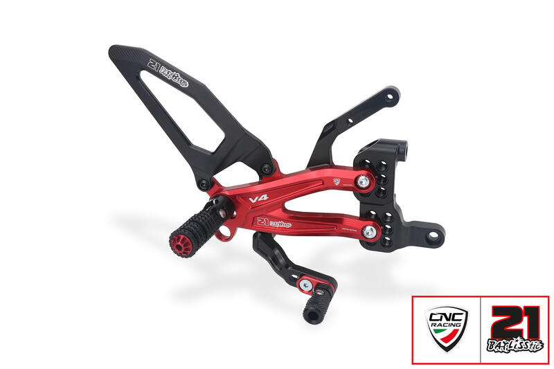 Pedane regolabili Ducati Panigale V4 - Troy Bayliss Limited Edition