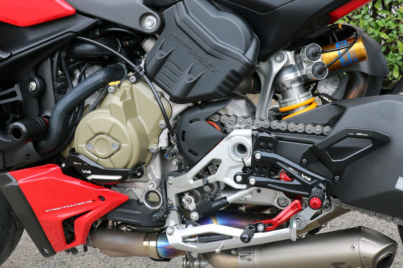 Adjustable rearsets Ducati Streetfighter V4