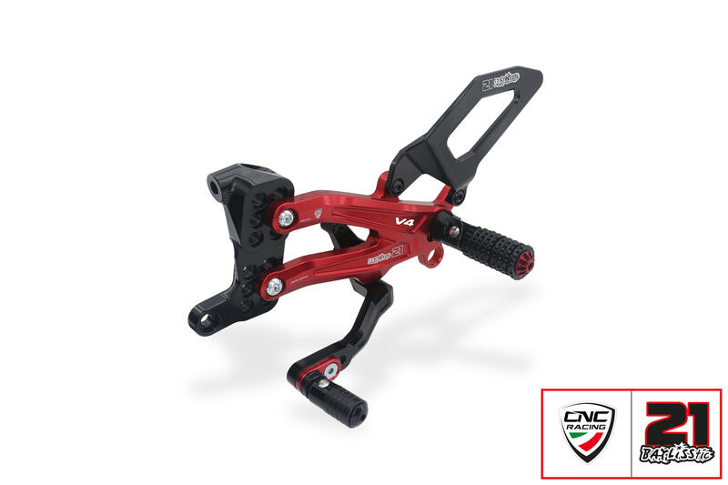 Pedane regolabili Ducati Streetfighter V4 - Troy Bayliss Limited Edition