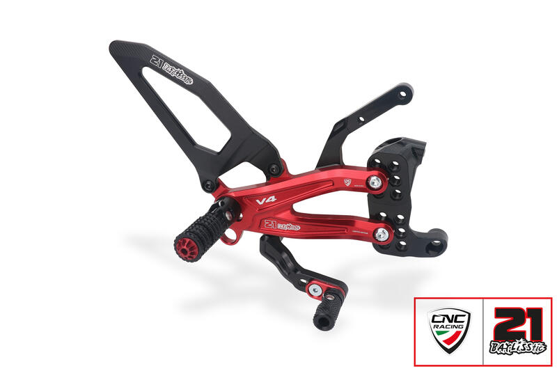 Pedane regolabili Ducati Streetfighter V4 - Troy Bayliss Limited Edition