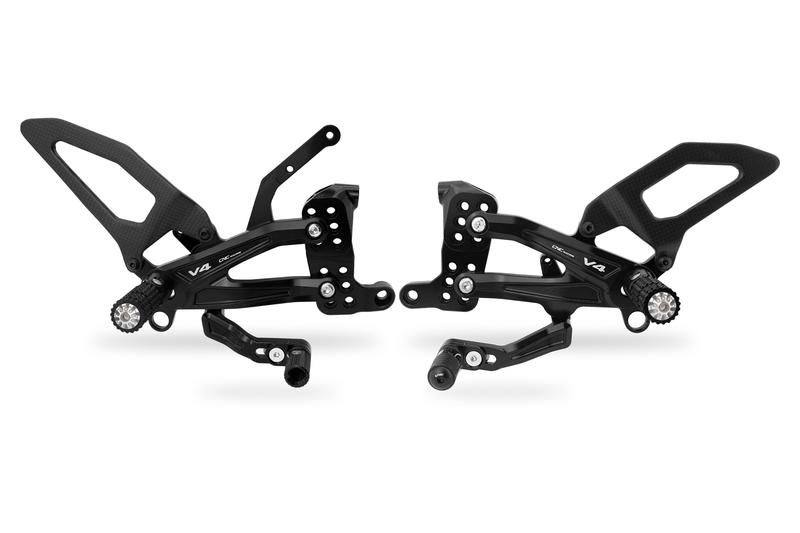 Adjustable rearsets Ducati Streetfighter V4 Carbon