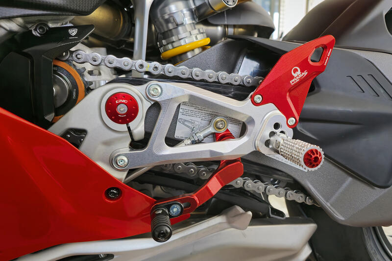 Pedane regolabili Ducati Panigale V4 - Pramac Racing Limited Edition
