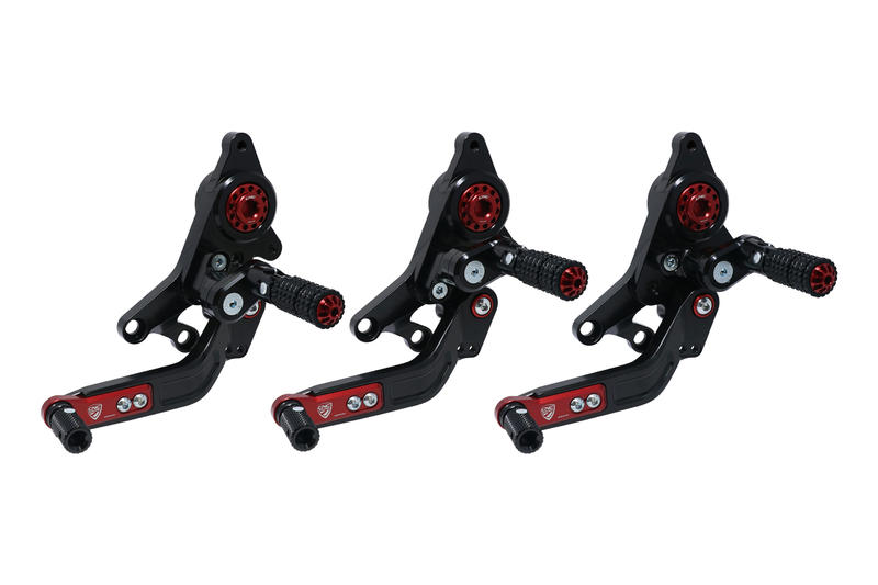 Adjustable rear sets rider Ducati Hypermotard 950