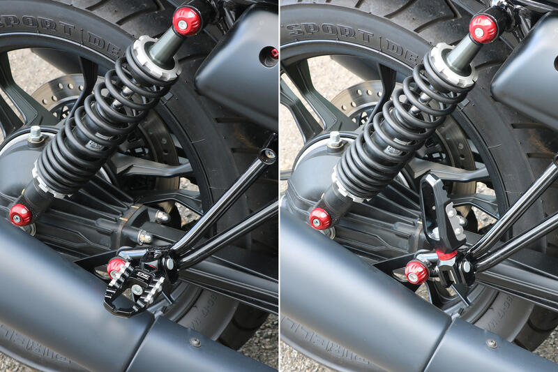 Kit poggiapiedi TOURING - passeggero