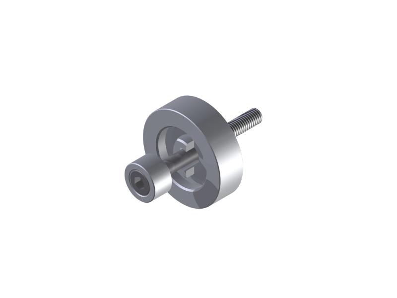 Adapter with anti-rotation system to install brake and clutch lever protection.