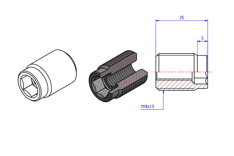Adapter to install brake and clutch lever protection.
