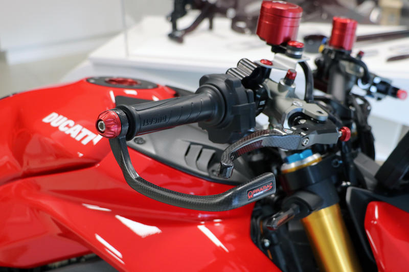 Brake-Guard Carbon Race - Protezione leva freno anteriore carbonio lucido - Pramac Racing Limited Edition