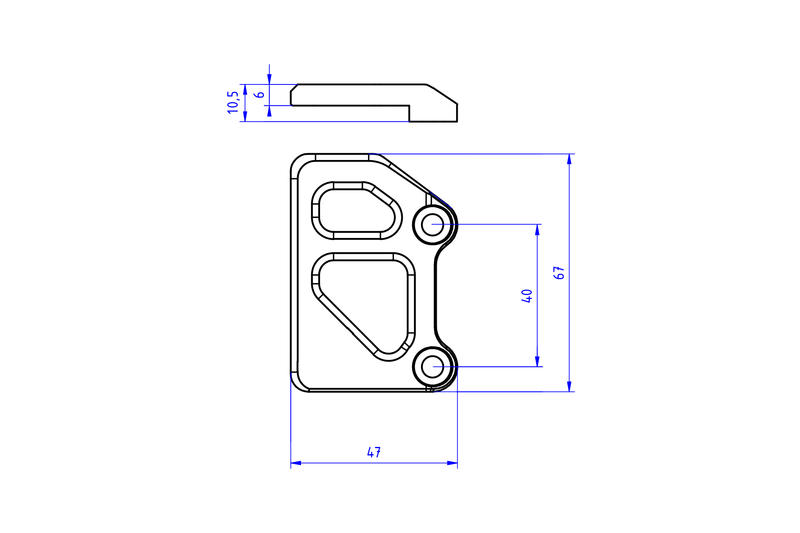 Protezione pompa freno posteriore Ducati DesertX