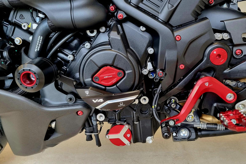 Protezione carter alternatore Ducati Diavel V4 - Pramac Racing Limited Edition