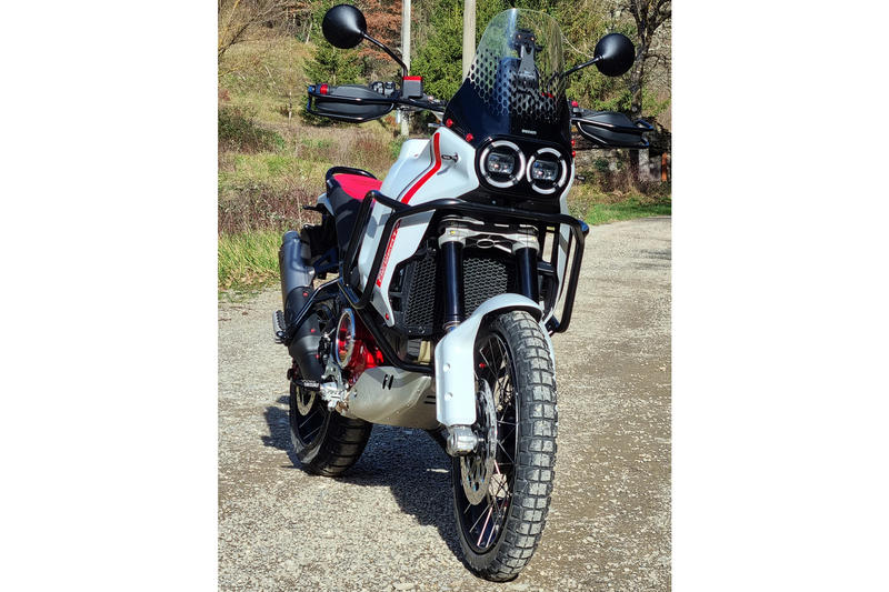 Hand guard in steel tubes Ducati DesertX