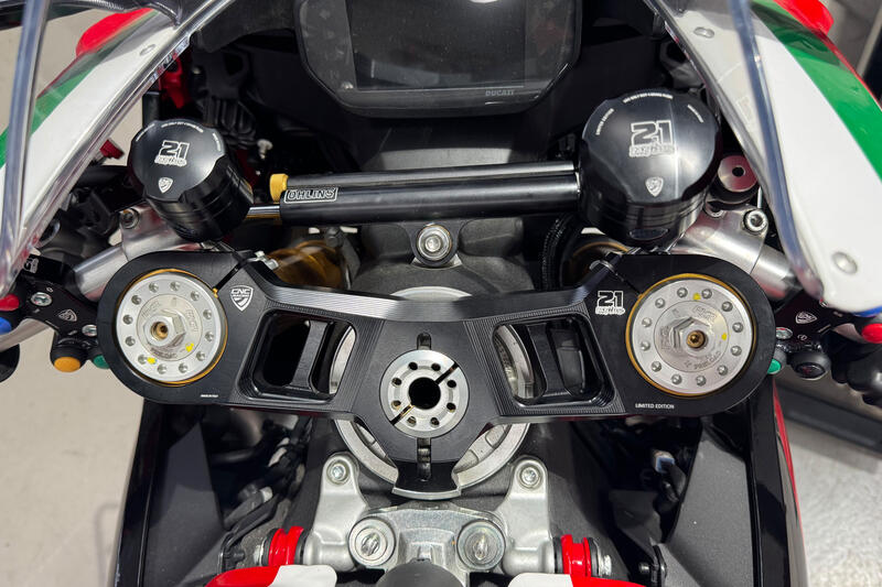 Piastre di sterzo Ducati 955 Panigale V2 - Superiore - Troy Bayliss Limited Edition
