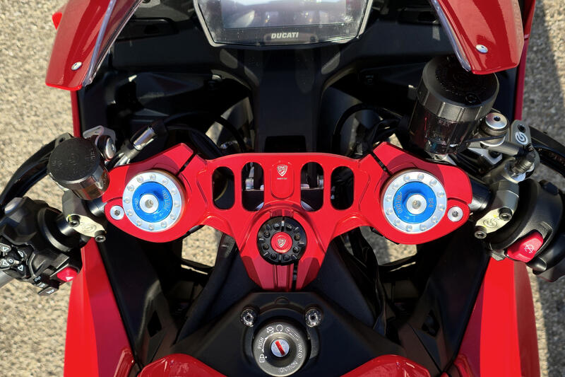 Piastre di sterzo Ducati Panigale V2 MY2025 - Kit morsetti