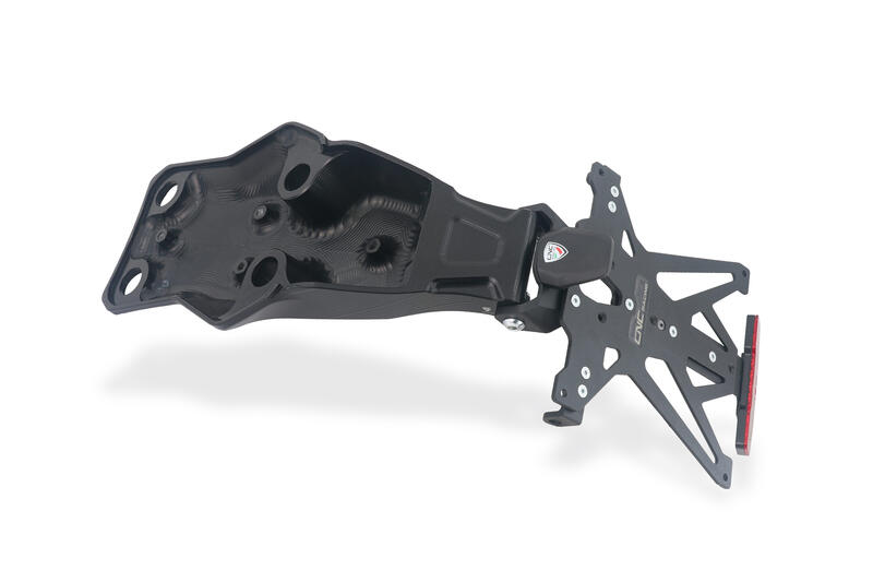 Adjustable License Plate Holder Kit for Ducati Multistrada V4 MY2025 and V4 Rally 2023-25