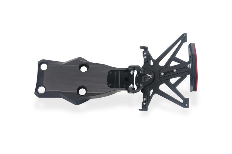 Adjustable License Plate Holder Kit for Ducati Multistrada V4 MY2025 and V4 Rally 2023-25