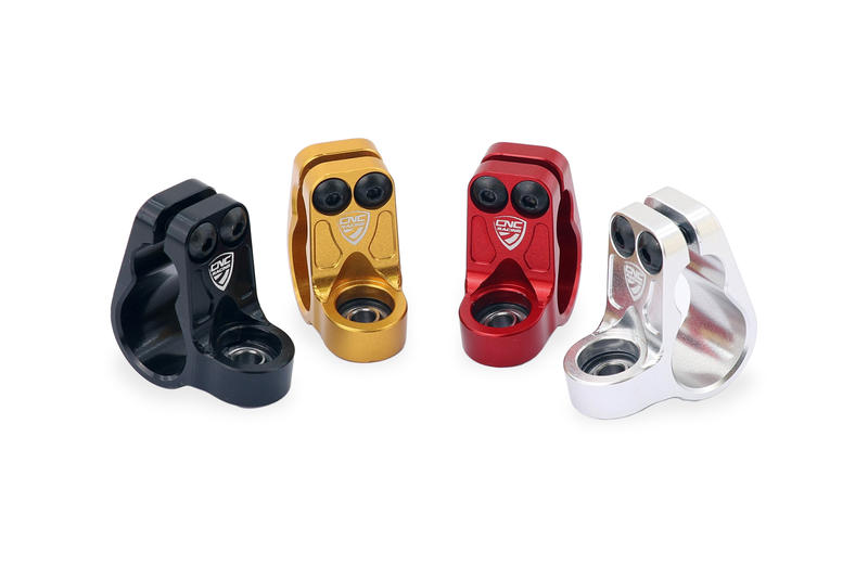 Morsetto verticale per ammortizzatore di sterzo Ohlins