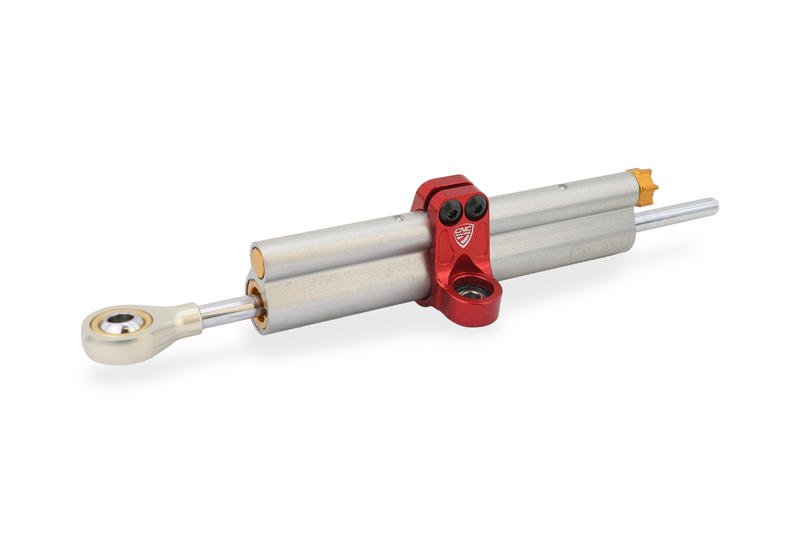 Morsetto verticale per ammortizzatore di sterzo Ohlins