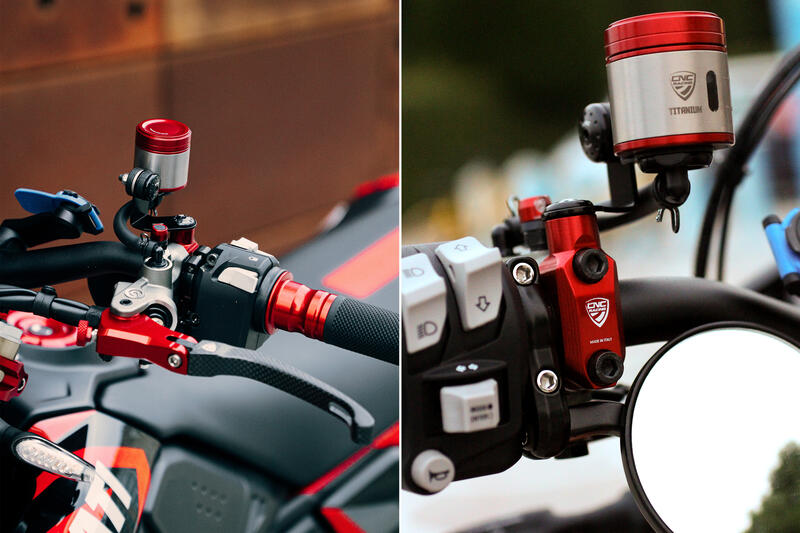 Serbatoio olio 12 ml per freno posteriore o frizione - Titanio