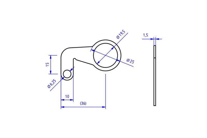 Fluid tank mounting bracket