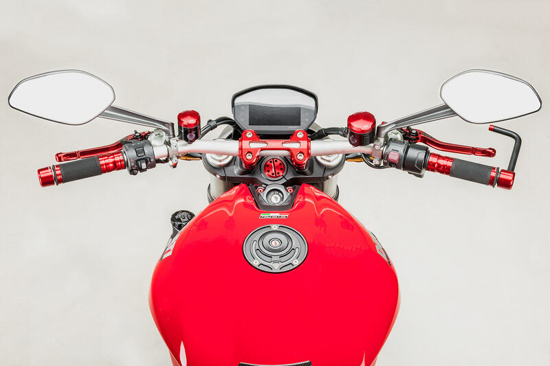 Serbatoio olio freno anteriore 25 ml con oblò livello - solo corpo