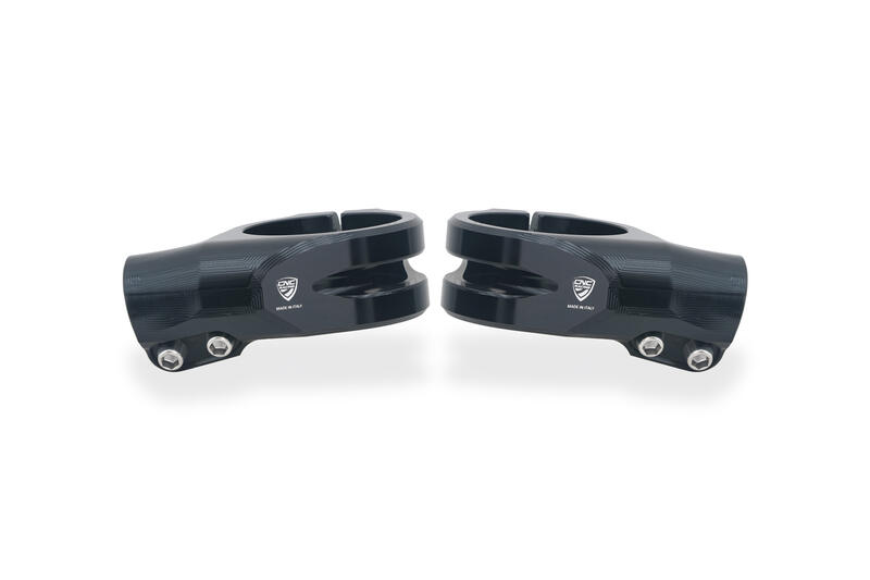 Clip-on handlebar clamps &Oslash; 50 mm &ndash; offset 26 mm &ndash; angle 7&deg;