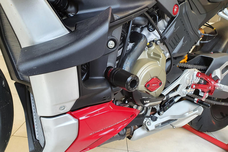 Frame crash protections Ducati Streetfighter V4