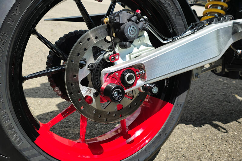 Cursori Tendicatena Racing con tampone Ducati