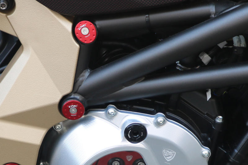 Frame caps kit MV Agusta - Front frame