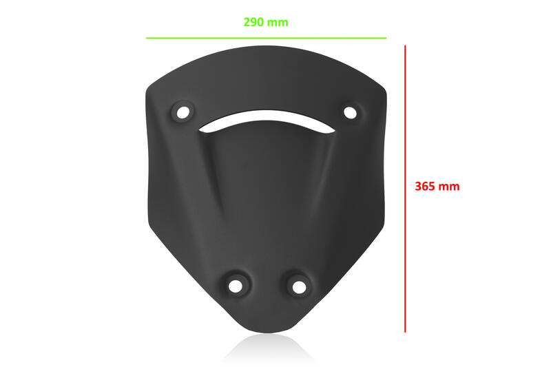 Windscreen Ducati Multistrada V2 MY2025 Sport - Black