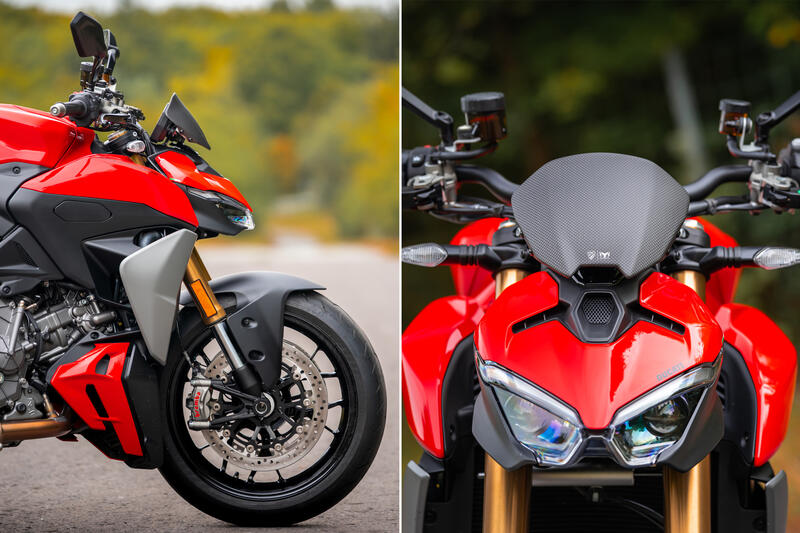 Cupolino in carbonio per Ducati Streetfighter V2 MY2025