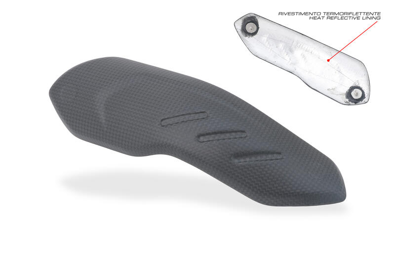 Exhaust pipe front heat guard Ducati Hypermotard 698 Mono - Carbon