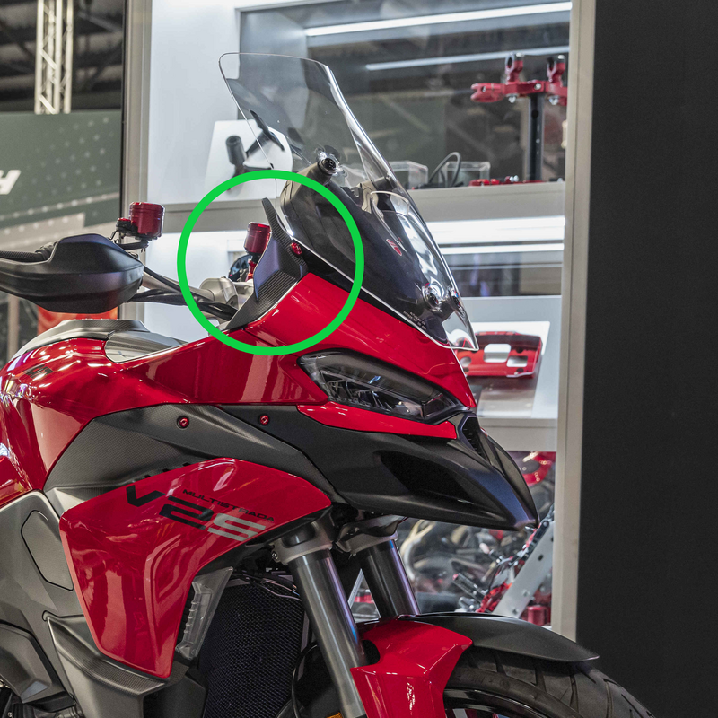 Air deflectors carbon for Ducati Multistrada V2 MY2025