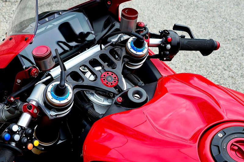 Cover blocchetto chiavi Ducati Panigale V4 - carbonio