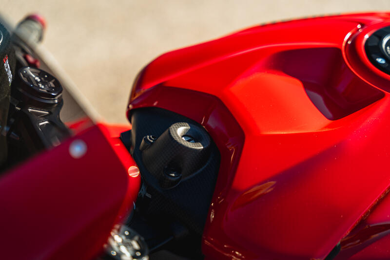 Cover blocchetto chiavi Ducati Panigale V4 in carbonio