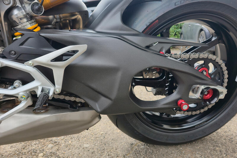 Carbon Swingarm Covers Left and Right &ndash; Ducati Panigale V4 / Streetfighter V4 2025
