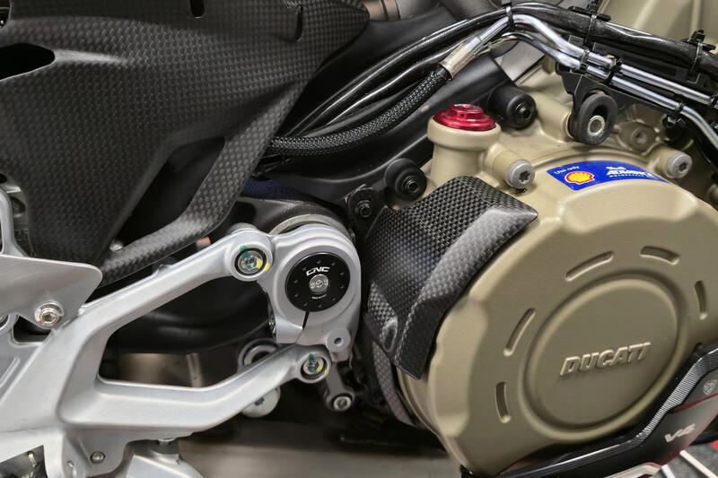 Clutch cover rear protection for Ducati Panigale V4 and Streetfighter V4 MY 2025