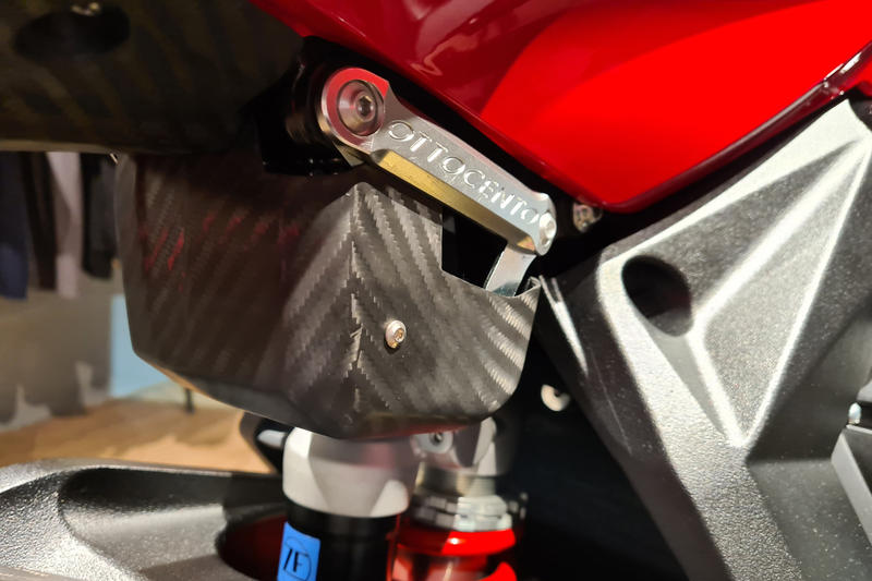 Cover centralina ABS MV Agusta Superveloce - Carbonio