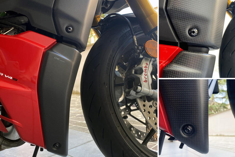 Cover laterali radiatori Ducati Streetfighter V4 - carbonio
