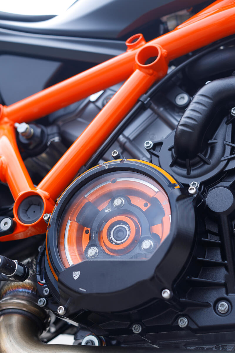 Clear clutch cover KTM