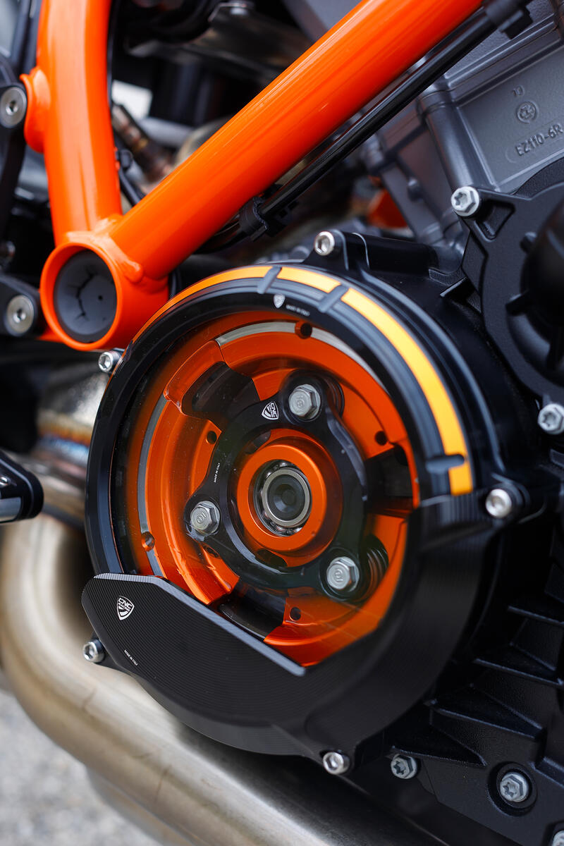 Carter trasparente per frizioni ad olio KTM - Protezione