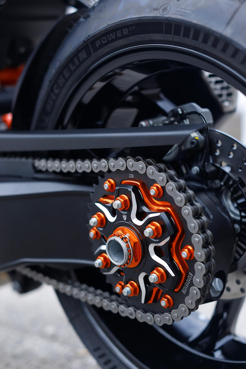 Rear sprocket flange KTM - Bicolor